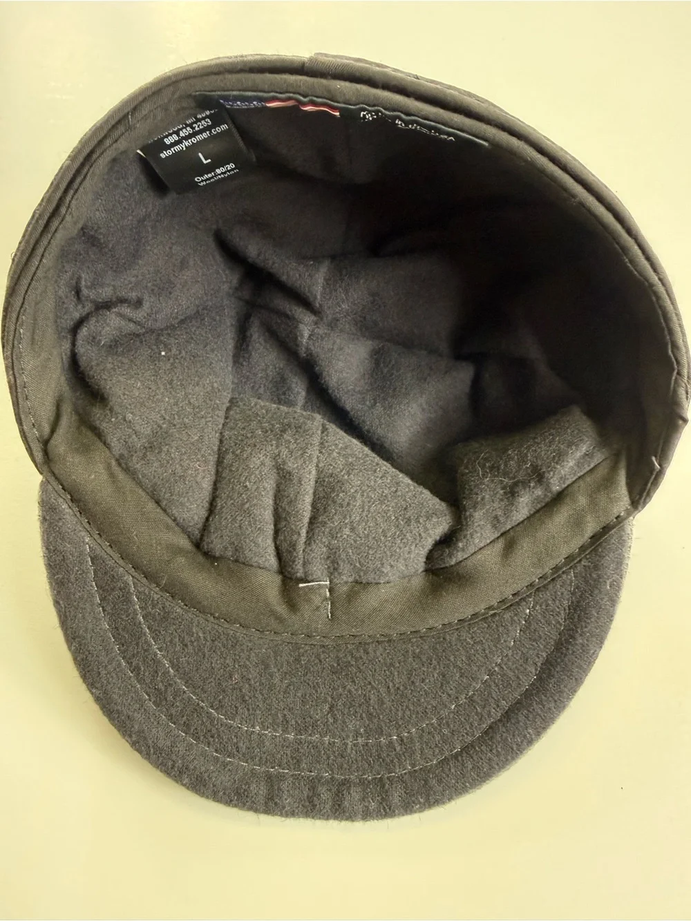 Lil’ Stormy Kromer Kids' Gray Wool Cap - Large